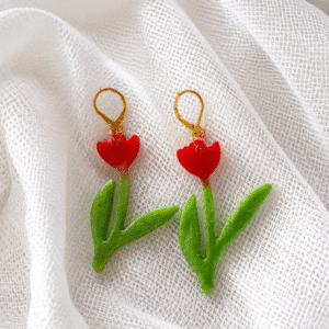 Pendientes Tulipán personalizable
