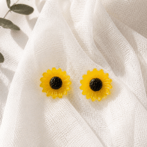 Pendientes Girasol personalizables