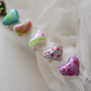 Anillo Maxi corazon personalizable