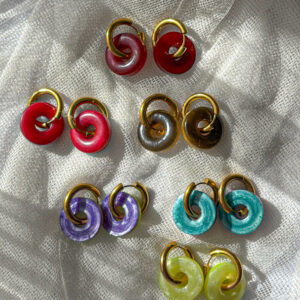 Pendiente Rosquilla  personalizable