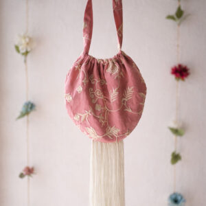 Bombonera Herencia: rosa y beige