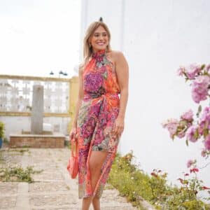 Vestido Bolonia: estampado exclusivo