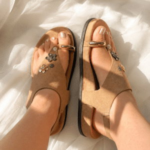 Sandalias joya Amarna taupe