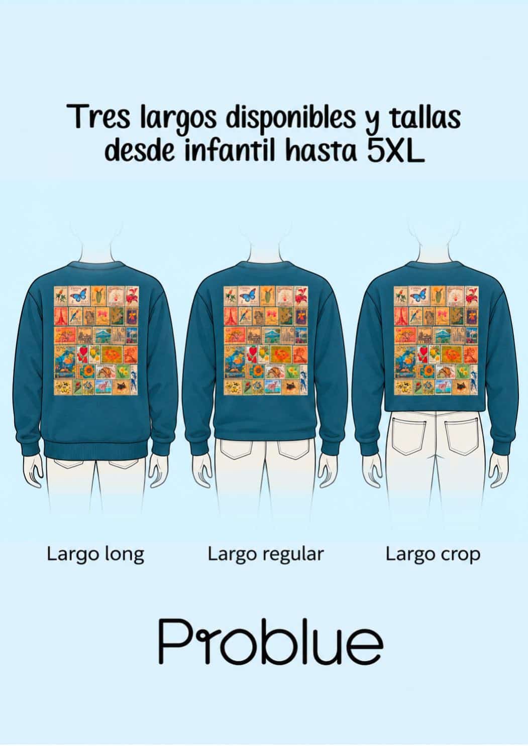 largos sudadera